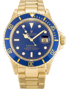 Rolex Submariner 40mm Blue Dial 16618 $399.00