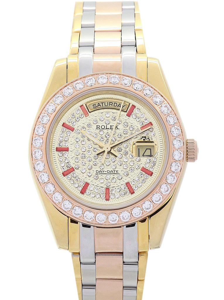 Rolex Day-Date 36mm Yellow gold with Diamonds Dial 118346 $399.00