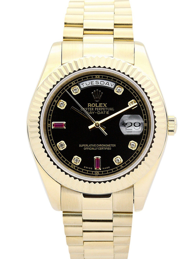 Rolex Day-Date 36mm Black Dial 118238 $399.00