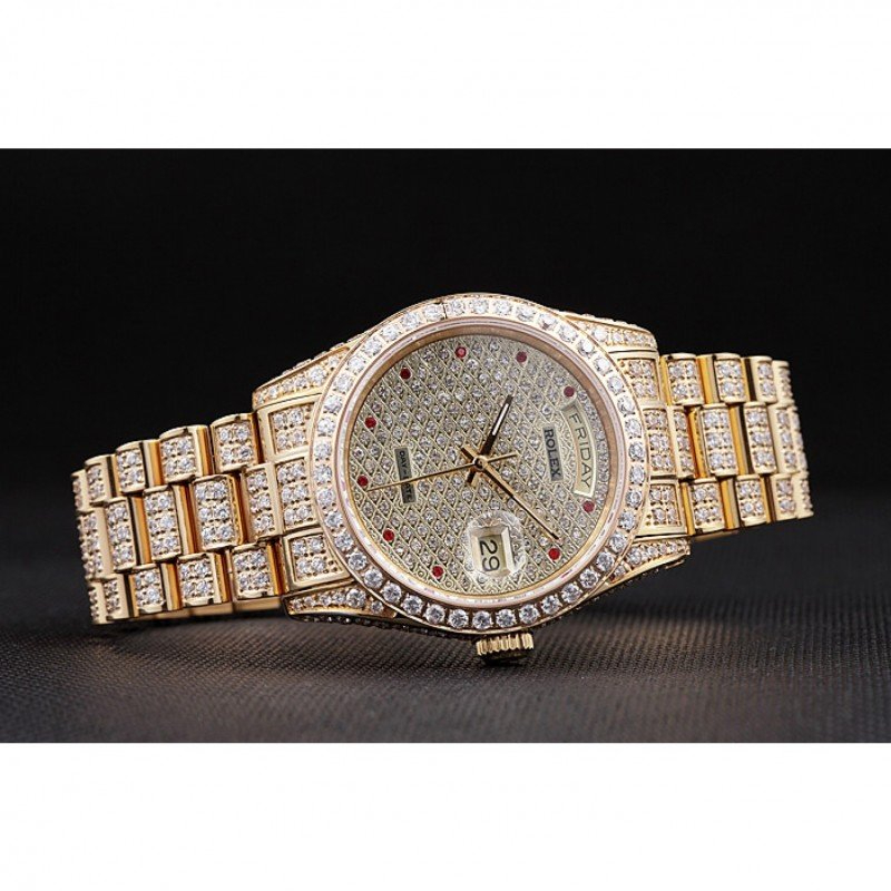 Superclone Rolex Day-Date 37mm Diamond Dial 621615 $999.00