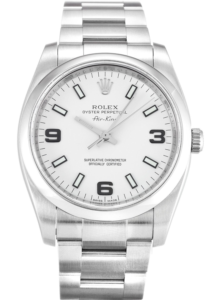Rolex Air-King 34mm White Dial 114200 $399.00