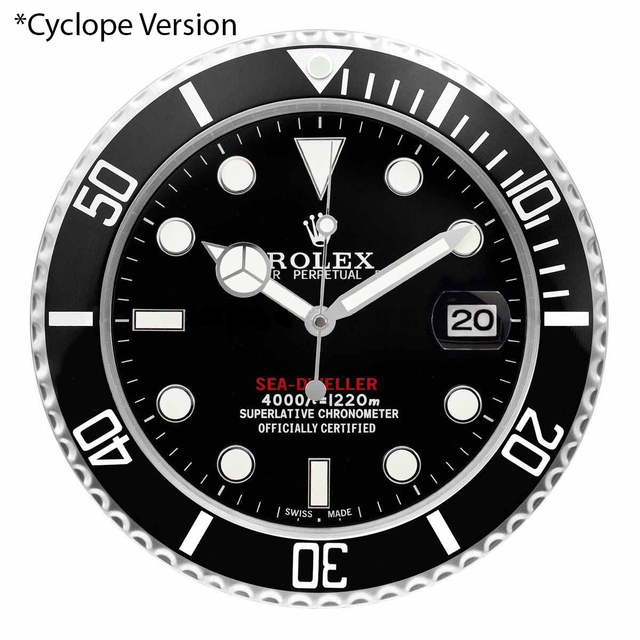 ROLEX WALL CLOCK – SEA-DWELLER ‘RED’ $269.00 – $298.00