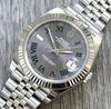 Superclone Rolex Datejust 41mm Rhodium Dial 126334 “Wimbledon” Flutted / Jubilee $999.00