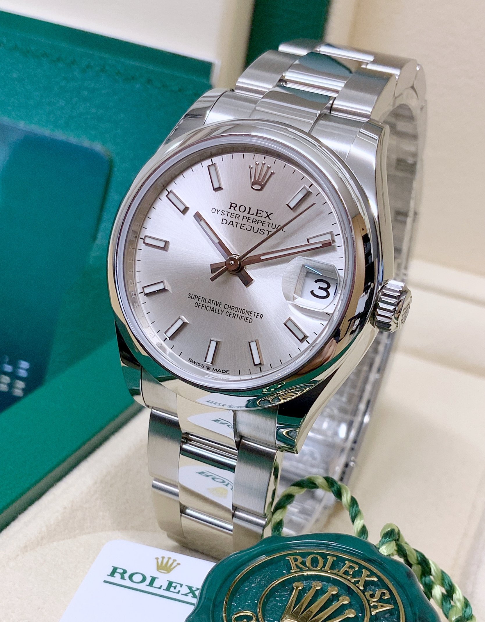 Rolex Datejust 31mm Silver Dial 278240 $365.00