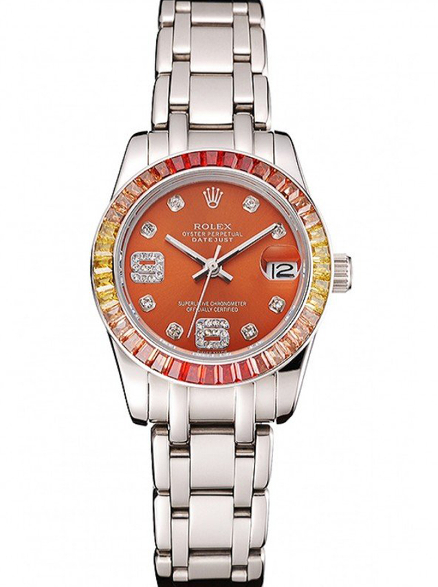 Rolex Datejust 33mm Orange Dial REP016821