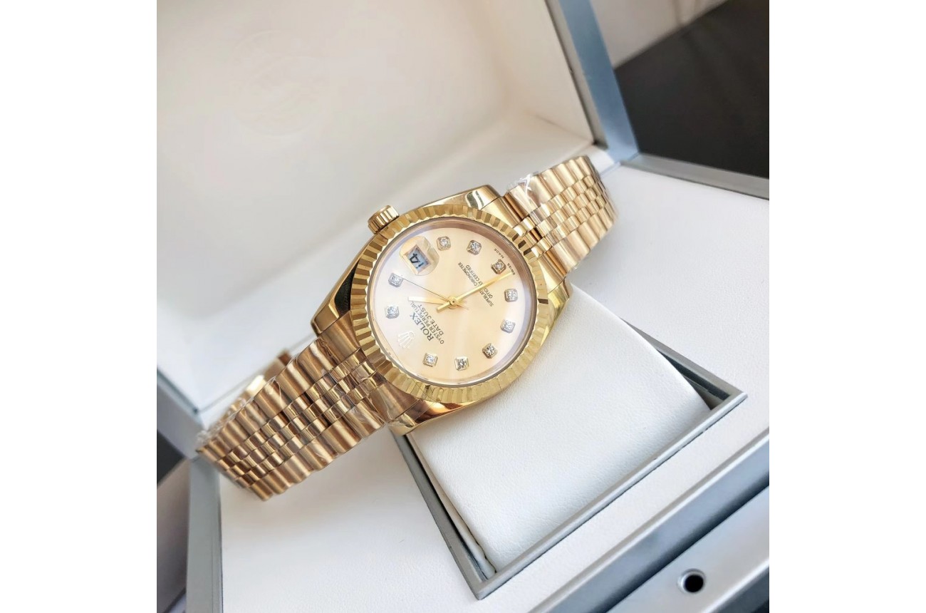 Rolex Datejust 36/28mm RG/RG Jub Gold/Dial $599.00