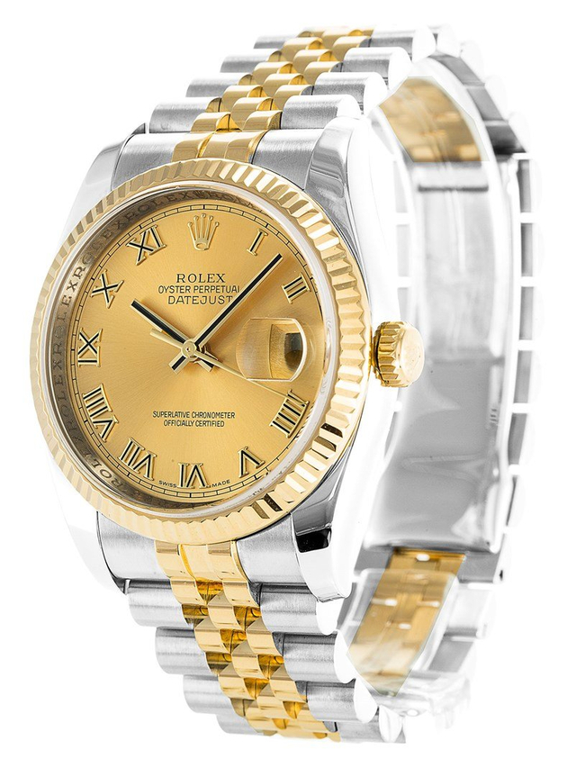 Rolex Datejust 36mm Gold Dial 116233 $399.00