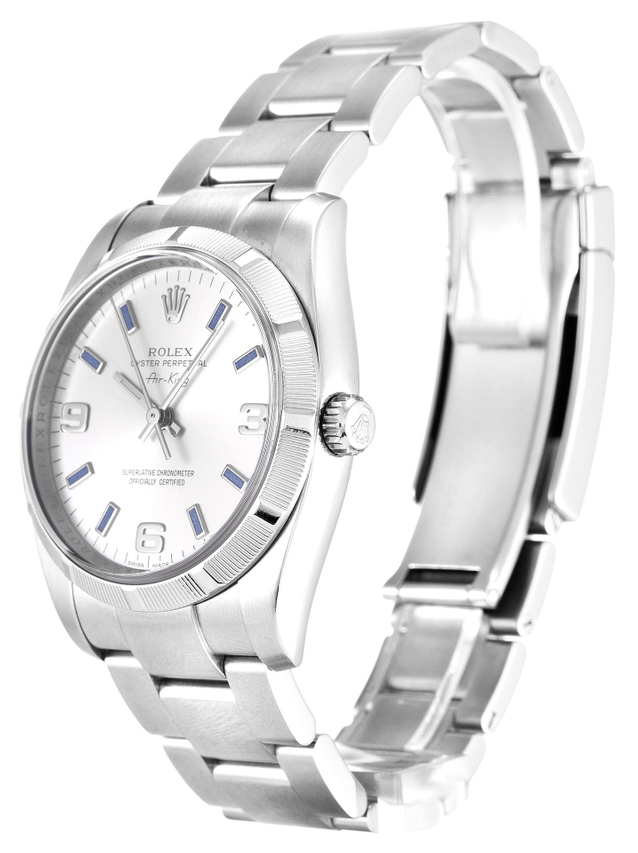 Rolex Air-King 34mm Silver Dial 114210-2 $399.00