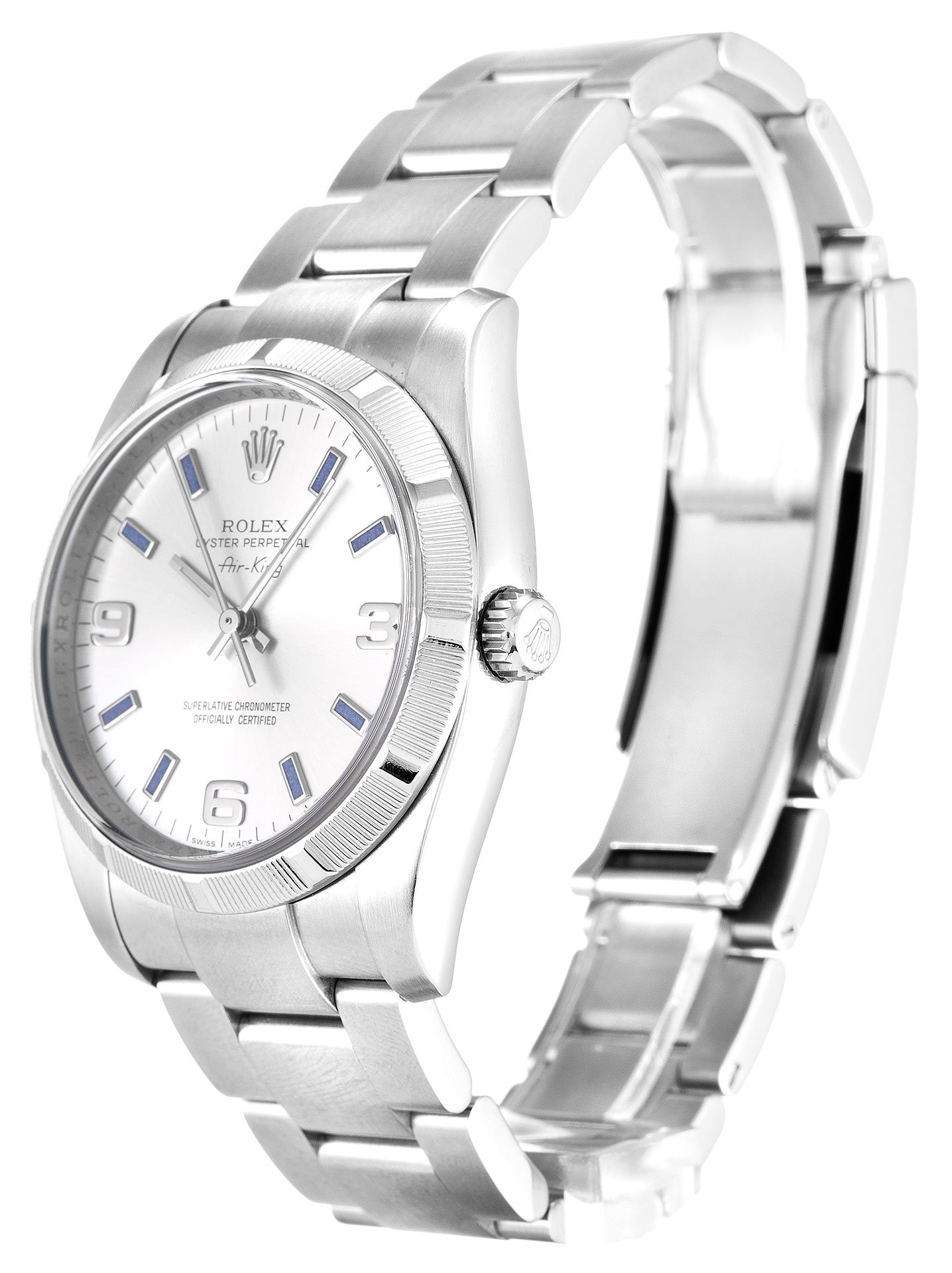 Rolex Air-King 34mm Silver Dial 114210-2 $399.00
