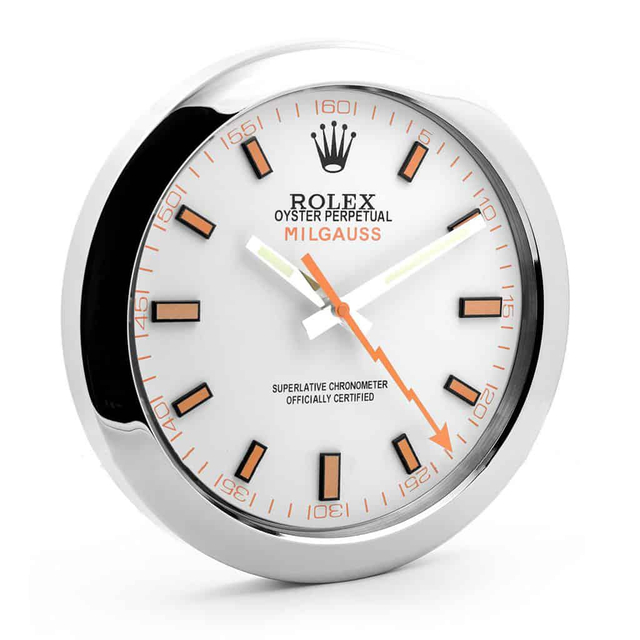 ROLEX WALL CLOCK – MILGAUSS WHITE $269.00
