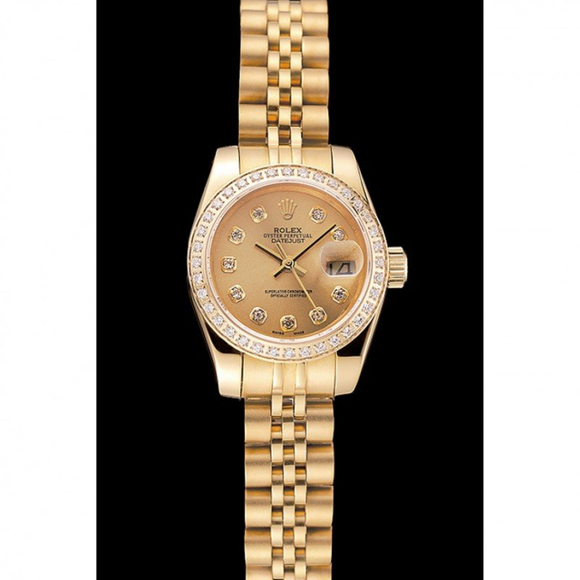 Superclone Rolex Datejust 28mm Gold Dial 1454096 $999.00