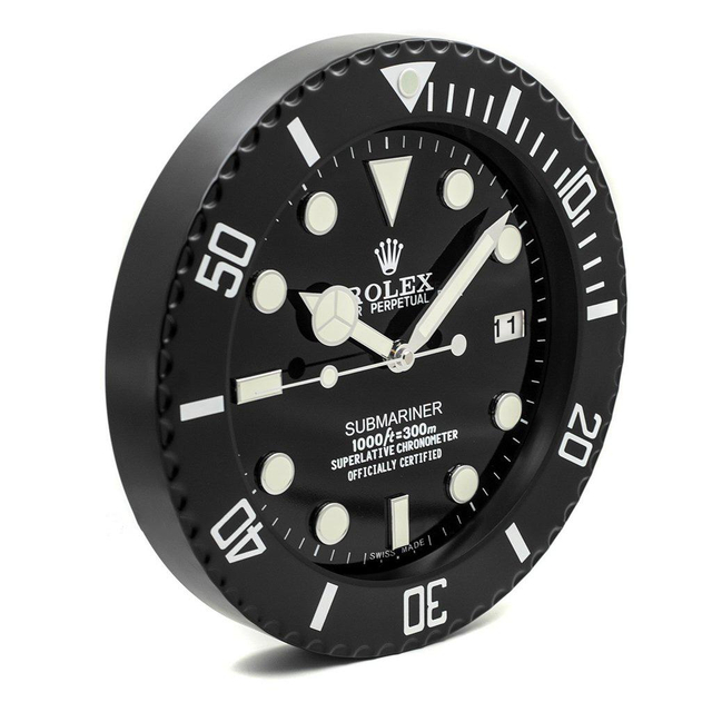 ROLEX WALL CLOCK – SUBMARINER BLACK $269.00 – $298.00