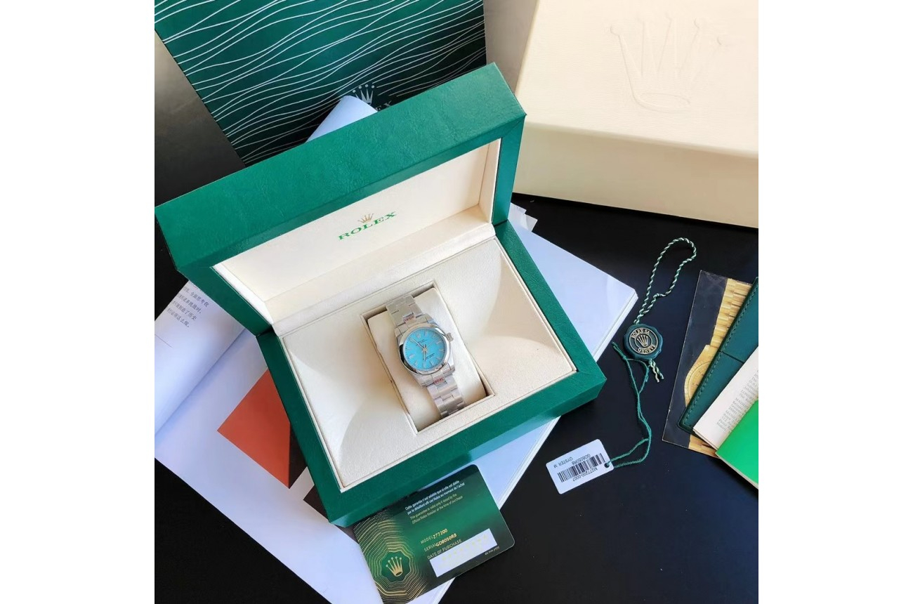 Rolex Oyster Perpetual 3141mm SSSS Tiffany BlueStk $798.00