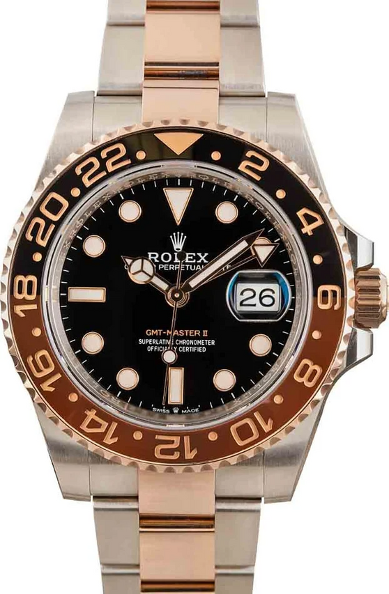 Rolex GMT-Master 40mm Black Dial 126711CHNR Root Beer $399.00