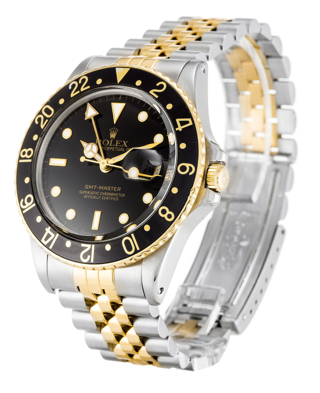 Rolex GMT-Master 38mm Black Dial 16753 $399.00