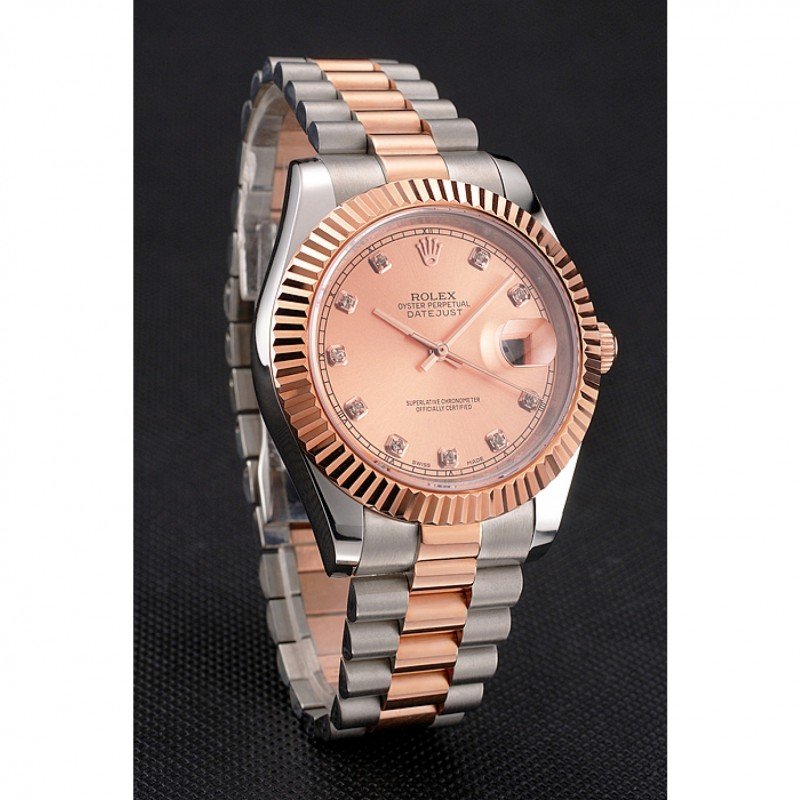 Superclone Rolex Datejust 41mm Rose-Gold Dial REP016816 $999.00