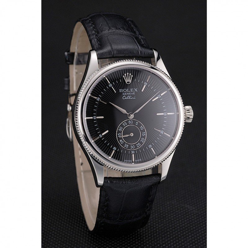Superclone Rolex Cellini 38mm Black Dial REP016790 $999.00