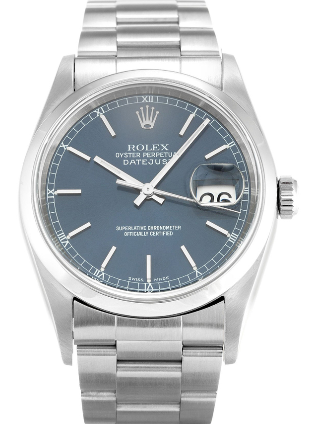 Rolex Datejust 36mm Blue Dial 16200 $399.00