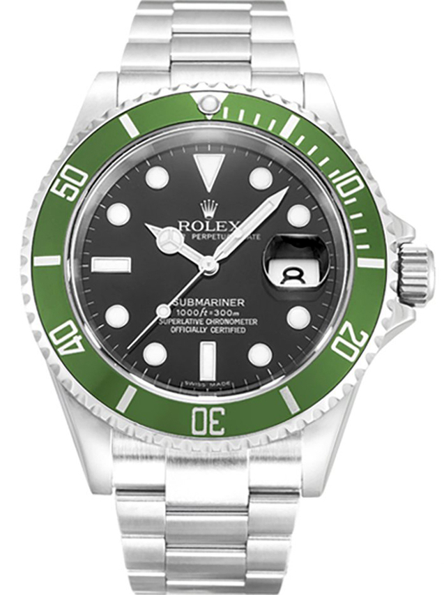Rolex Submariner 40mm Black Dial 16610LV “Kermit” $399.00