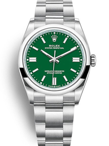 Rolex Oyster Perpetual Lady 36mm Green Dial 126000 $399.00