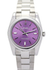Rolex Oyster Perpetual Lady 31mm Purple Dial 177200 $399.00