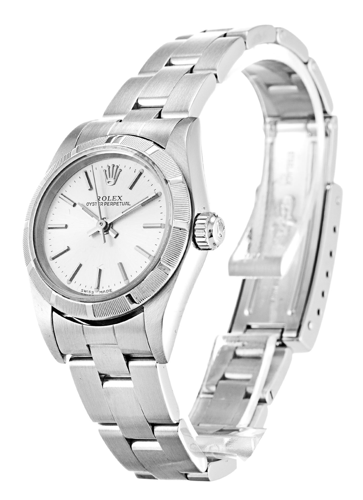 Rolex Oyster Perpetual Lady 26mm Silver Dial 67230 $399.00