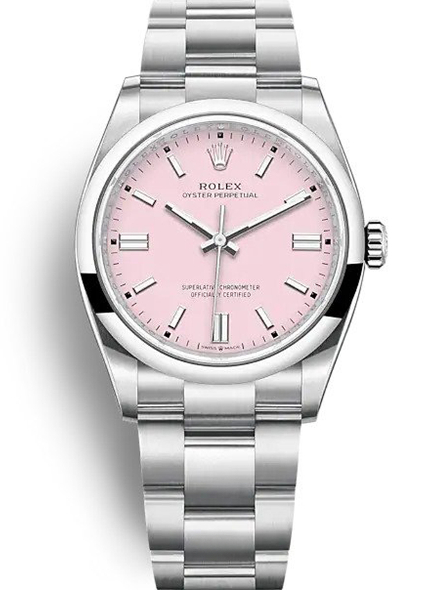 Rolex Oyster Perpetual Lady 36mm Candy Pink Dial 126000 $399.00