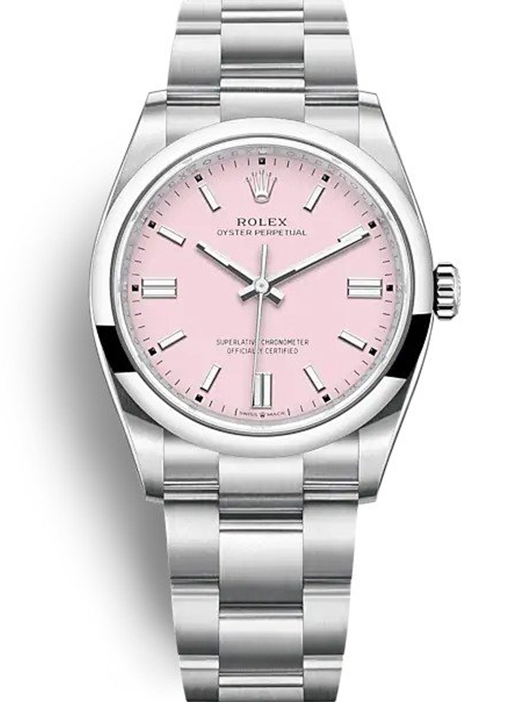 Rolex Oyster Perpetual Lady 36mm Candy Pink Dial 126000 $399.00