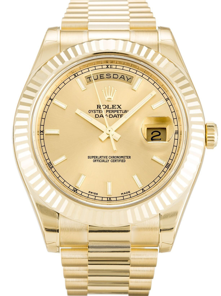 Rolex Day-Date II 41mm Champagne Dial 218238 $399.00