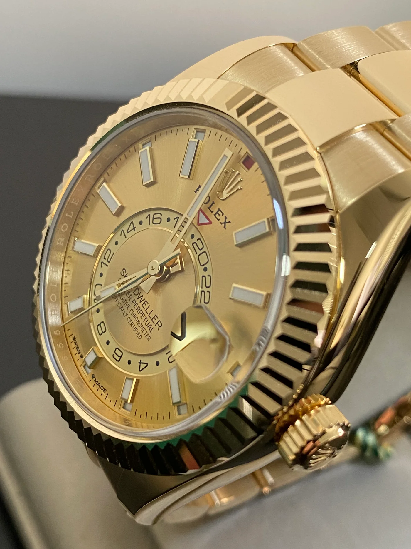 Superclone Rolex Sky-Dweller 42 mm Champagne Dial 336938 $1,099.00