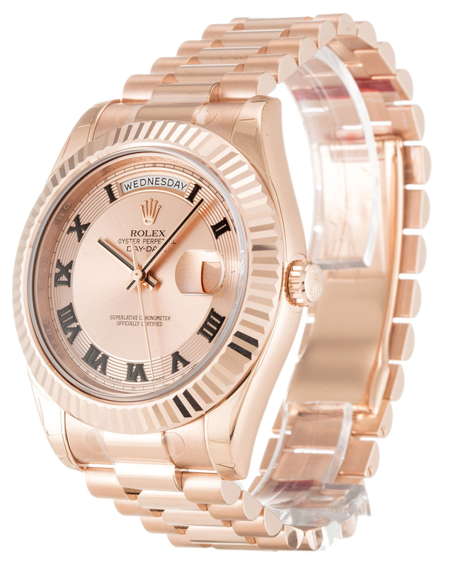 Rolex Day-Date II 41mm Rose Dial 218235 $399.00