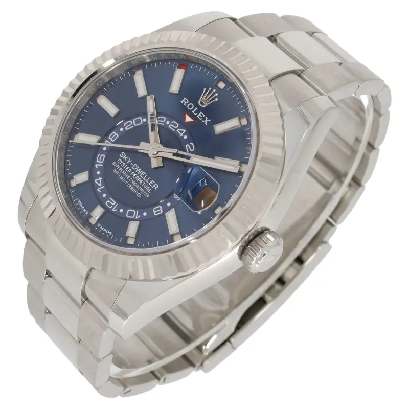 Superclone Rolex Sky-Dweller 42 mm Bright blue Dial 336934 Oyster $899.00