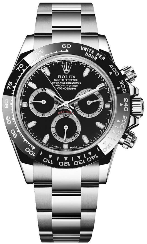 Superclone Rolex Daytona “Reverse Panda” Black Dial 116500LN $599.00 – $1,329.00