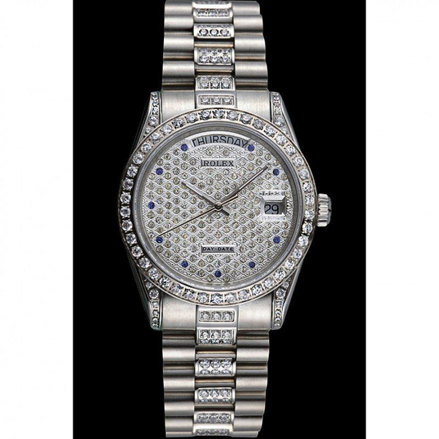 Superclone Rolex Day-Date 37mm Diamond Dial 621612 $999.00
