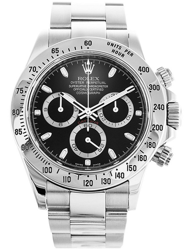 Rolex Daytona 40mm Black Dial 116520 $299.00