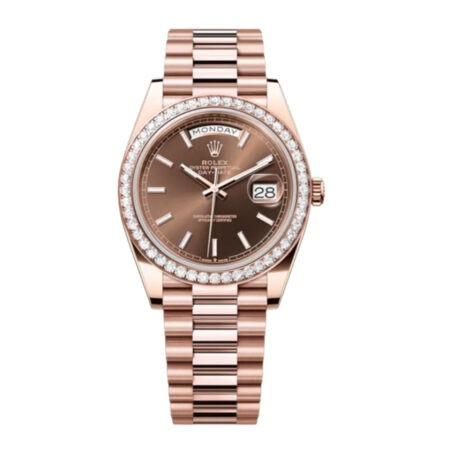 Superclone Rolex Day-Date 40 mm Chocolate Dial 228345RBR $1,099.00
