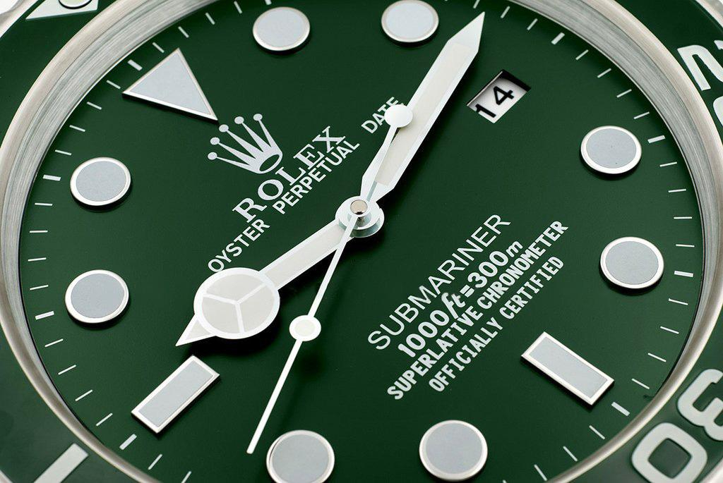 ROLEX WALL CLOCK – SUBMARINER ‘HULK‘ EDITION $269.00 – $298.00