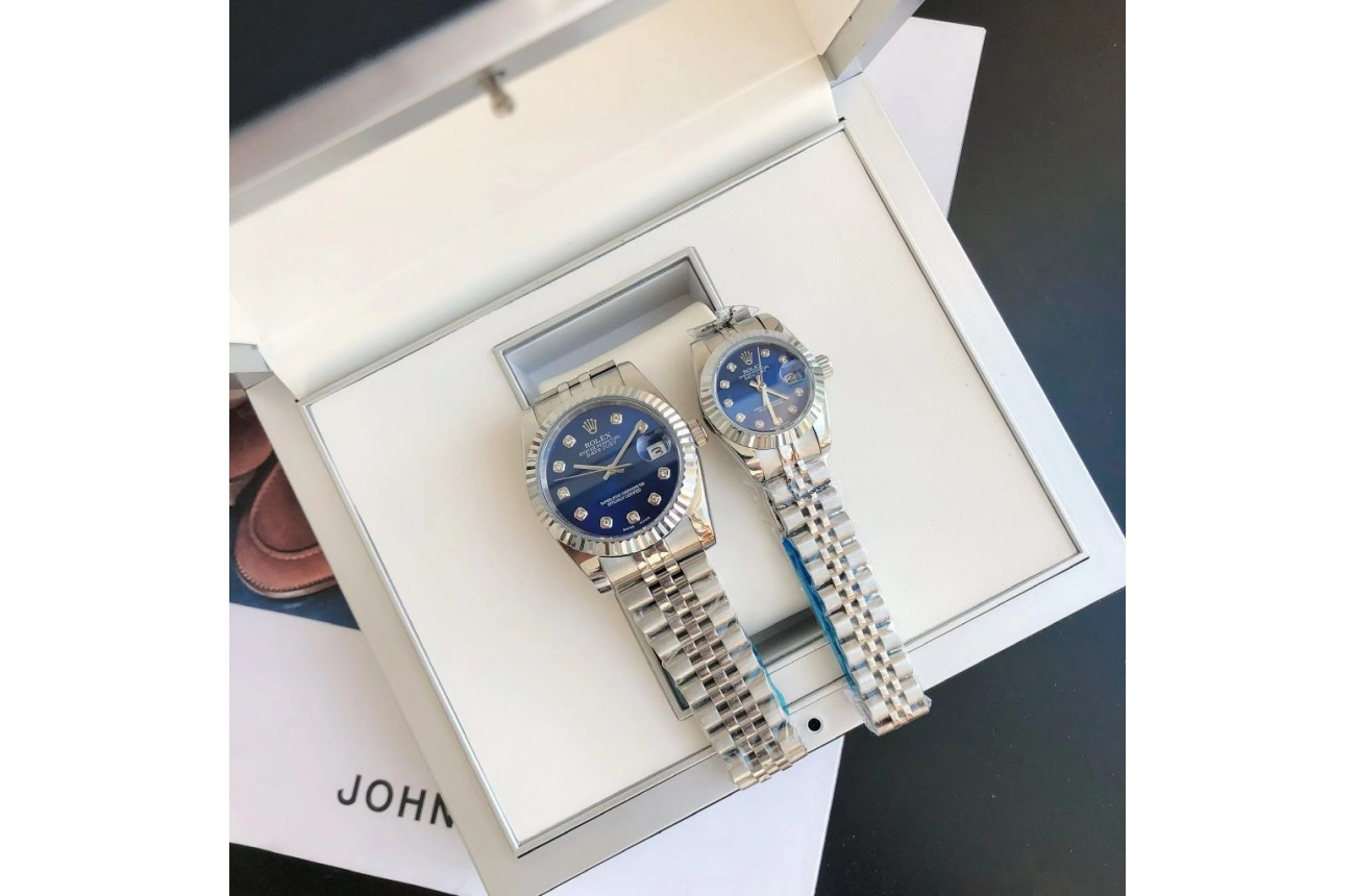 Rolex Datejust 36/28mm SS/SS Jub Blue/Dial $798.00