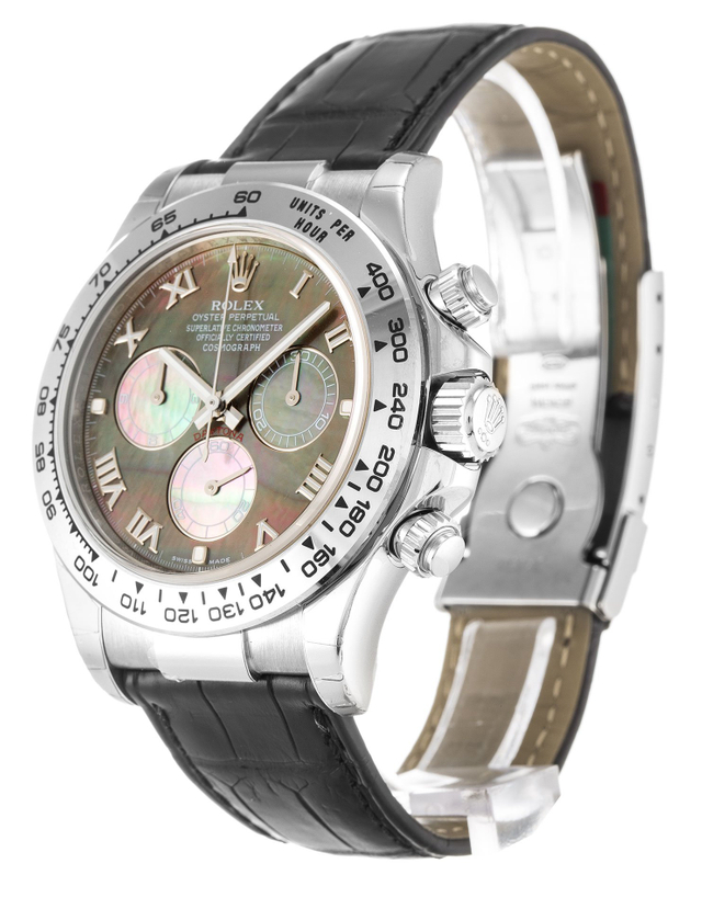 Rolex Daytona 40mm Mother of Pearl – Black Dial 116519 $299.00