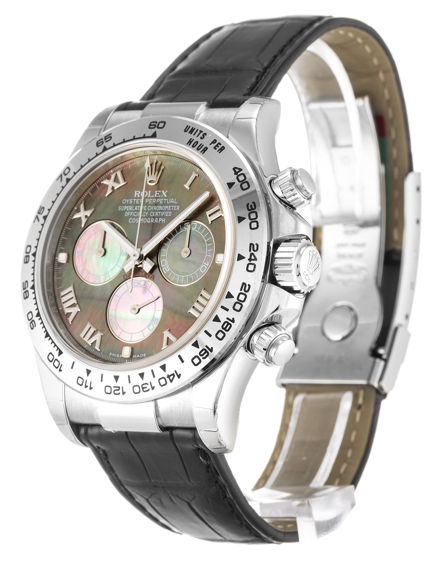 Rolex Daytona 40mm Mother of Pearl – Black Dial 116519 $299.00