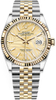 Rolex Datejust 36mm Gold Palm Motif Dial 126233 $399.00