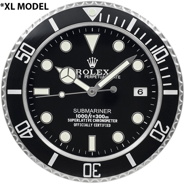 ROLEX WALL CLOCK – “XL” SUBMARINER $299.00 – $328.00