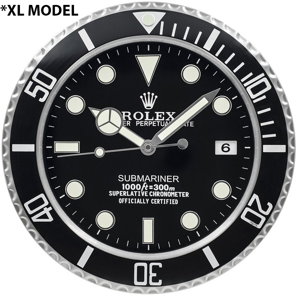ROLEX WALL CLOCK – “XL” SUBMARINER $299.00 – $328.00