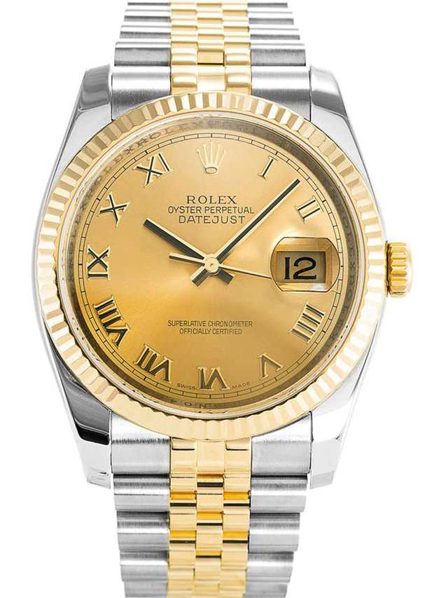 Rolex Datejust 36mm Gold Dial 116233 $399.00