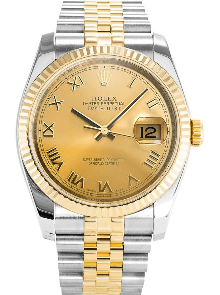 Rolex Datejust 36mm Gold Dial 116233 $399.00