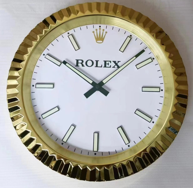 ROLEX WALL CLOCK – DATEJUST GOLD $269.00