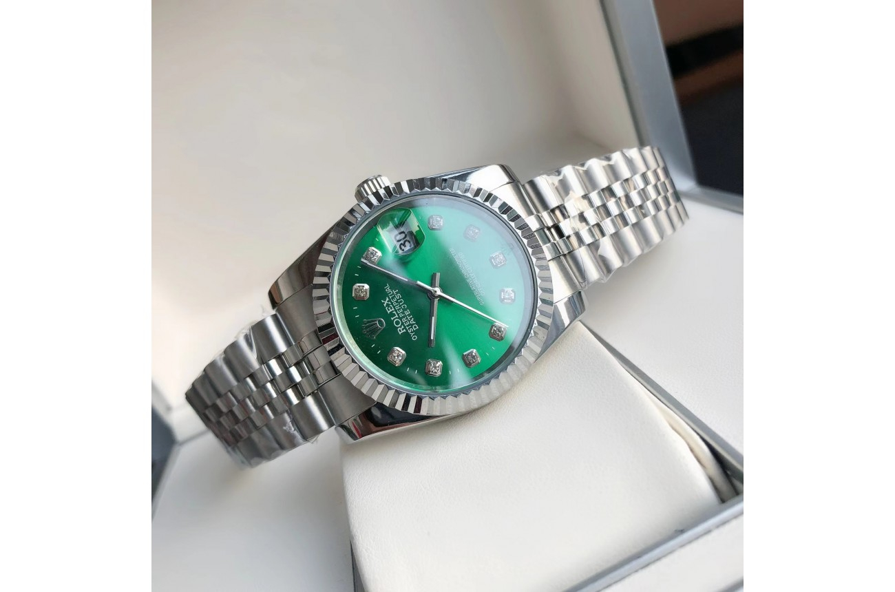 Rolex Datejust 3628mm SSSS Jub Green Dia $798.00