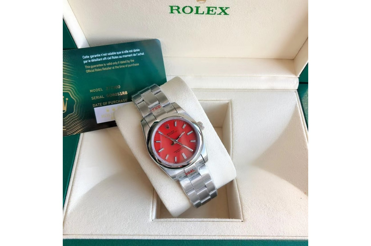 Rolex Oyster Perpetual 3141mm SSSS RedStk $798.00