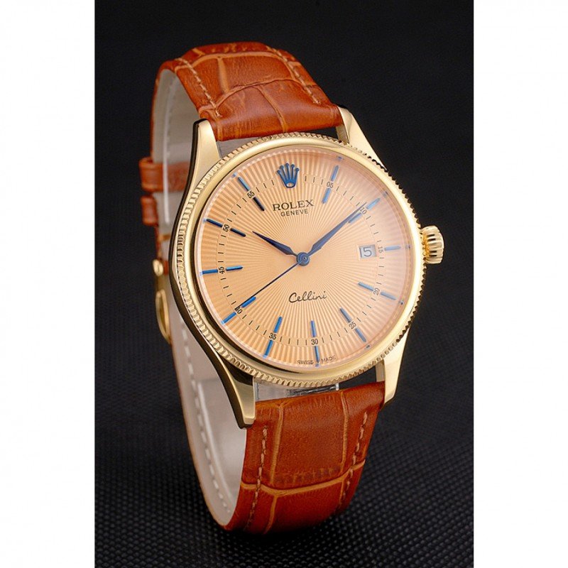 Superclone Rolex Cellini 38mm Gold Dial REP016797 $999.00