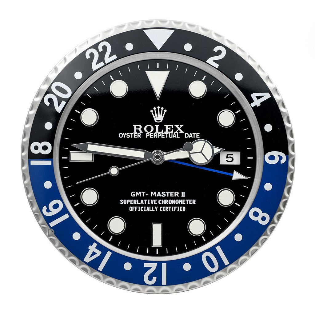 ROLEX WALL CLOCK – “XL” GMT MASTER II $299.00 – $328.00
